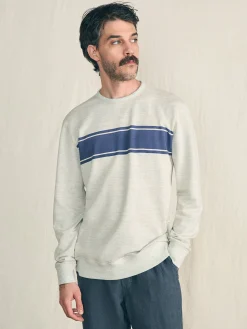 Faherty Brand Reversible French Terry Crew -