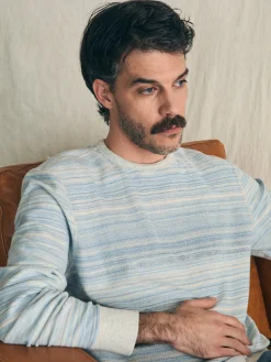 Faherty Brand Reversible French Terry Crew -