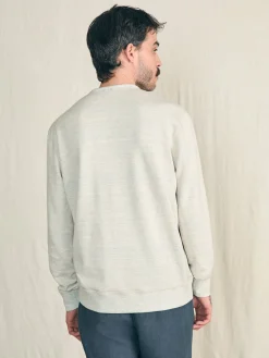 Faherty Brand Reversible French Terry Crew -