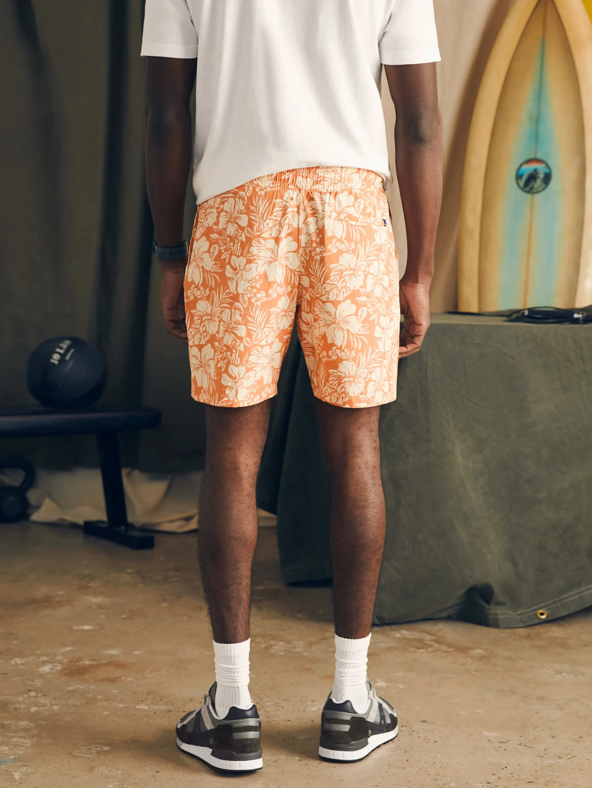 Faherty Brand Shorelite Active Swim Short (7" Inseam) -
