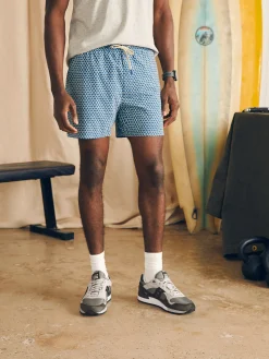 Faherty Brand Shorelite Active Swim Short (7" Inseam) -