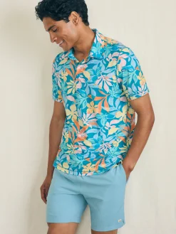 Faherty Brand Shorelite Short-Sleeve Tech Polo -