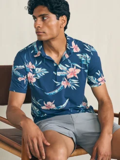 Faherty Brand Shorelite Short-Sleeve Tech Polo -