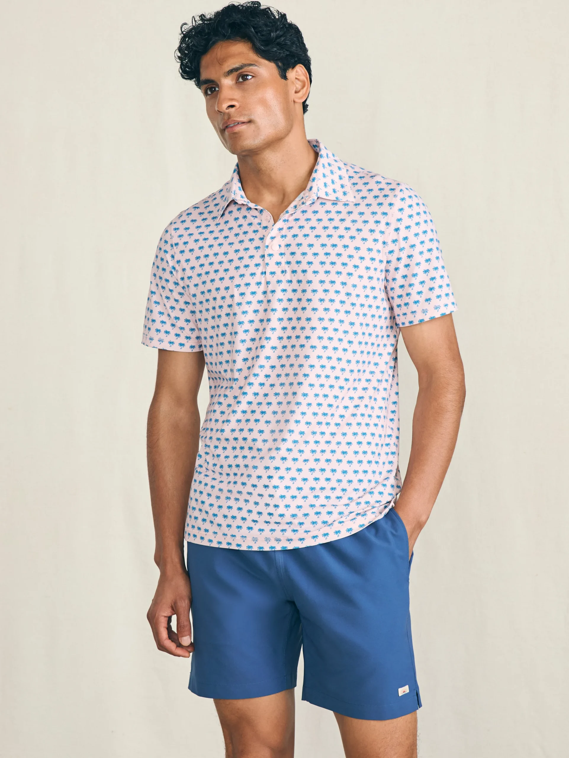 Faherty Brand Shorelite Short-Sleeve Tech Polo -