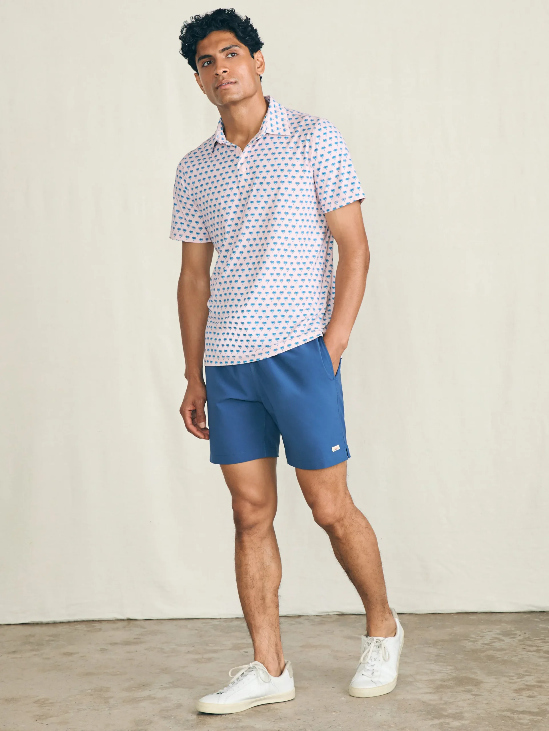 Faherty Brand Shorelite Short-Sleeve Tech Polo -