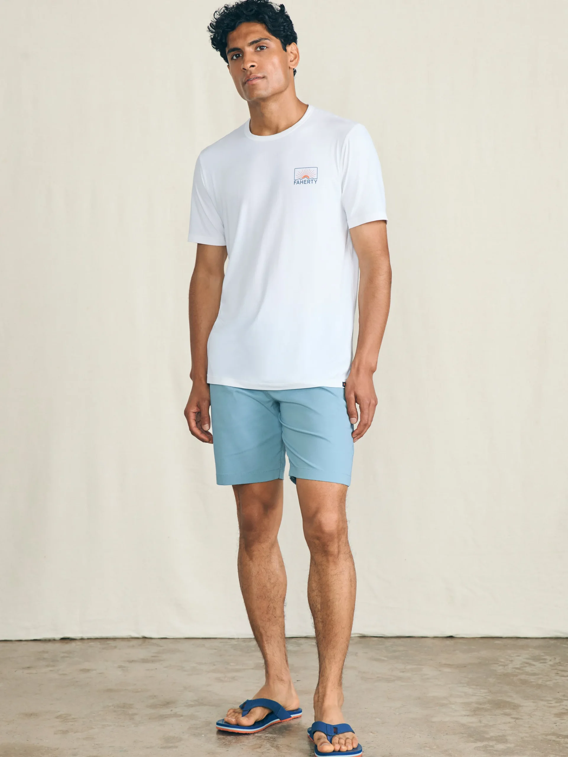 Faherty Brand Shorelite Short-Sleeve Tech Tee -