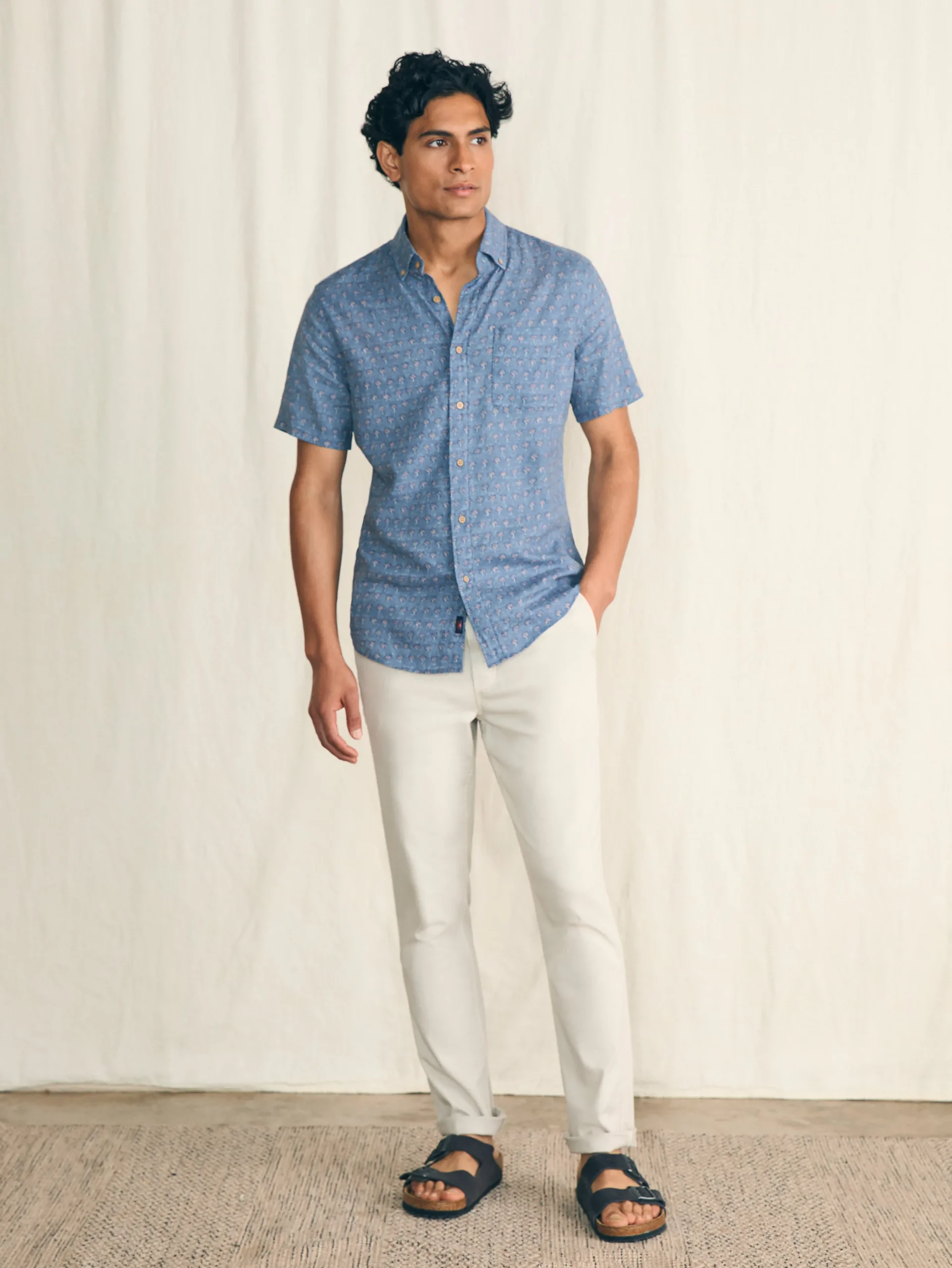 Faherty Brand Short-Sleeve Breeze Shirt -