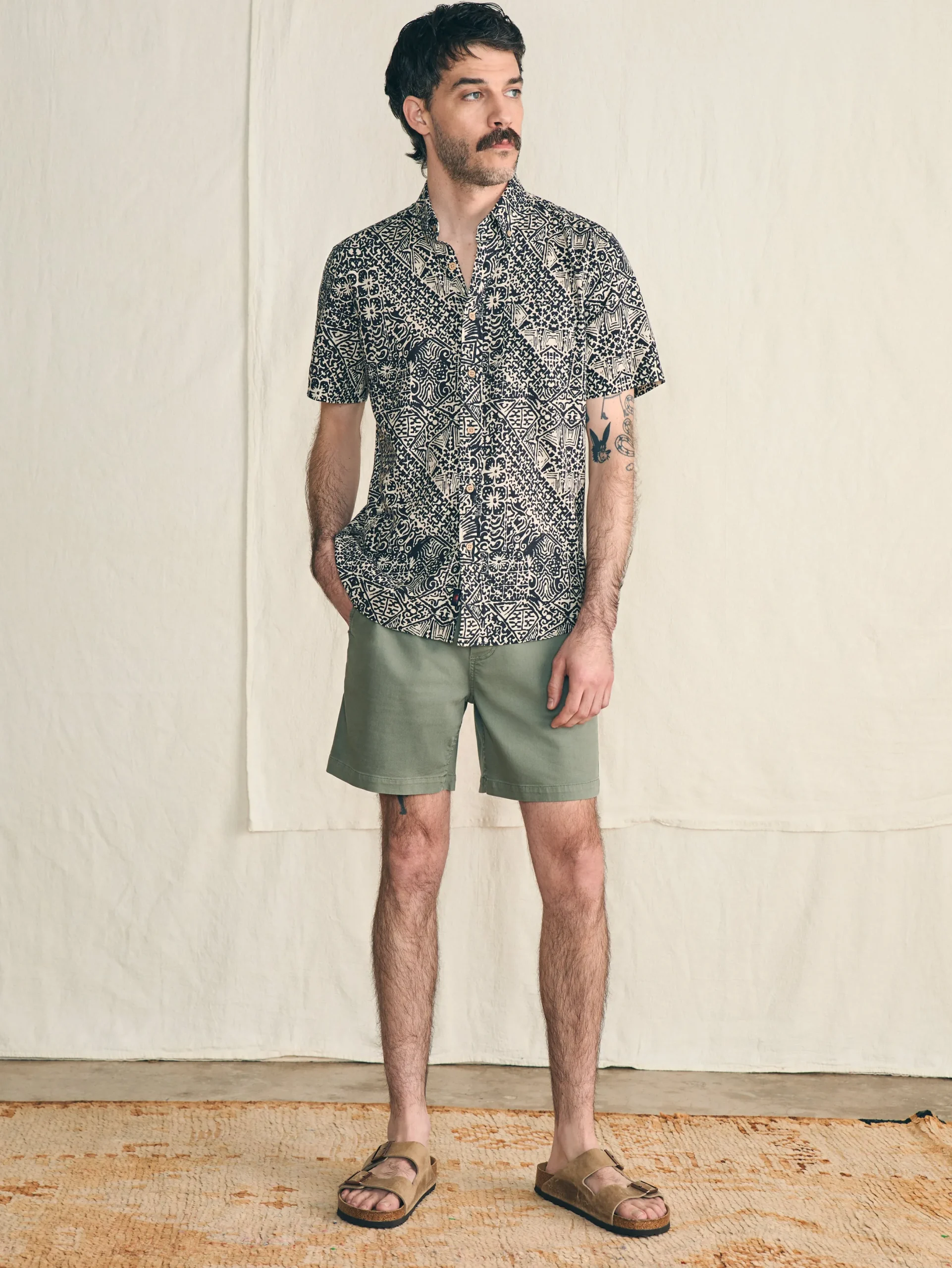 Faherty Brand Short-Sleeve Breeze Shirt -