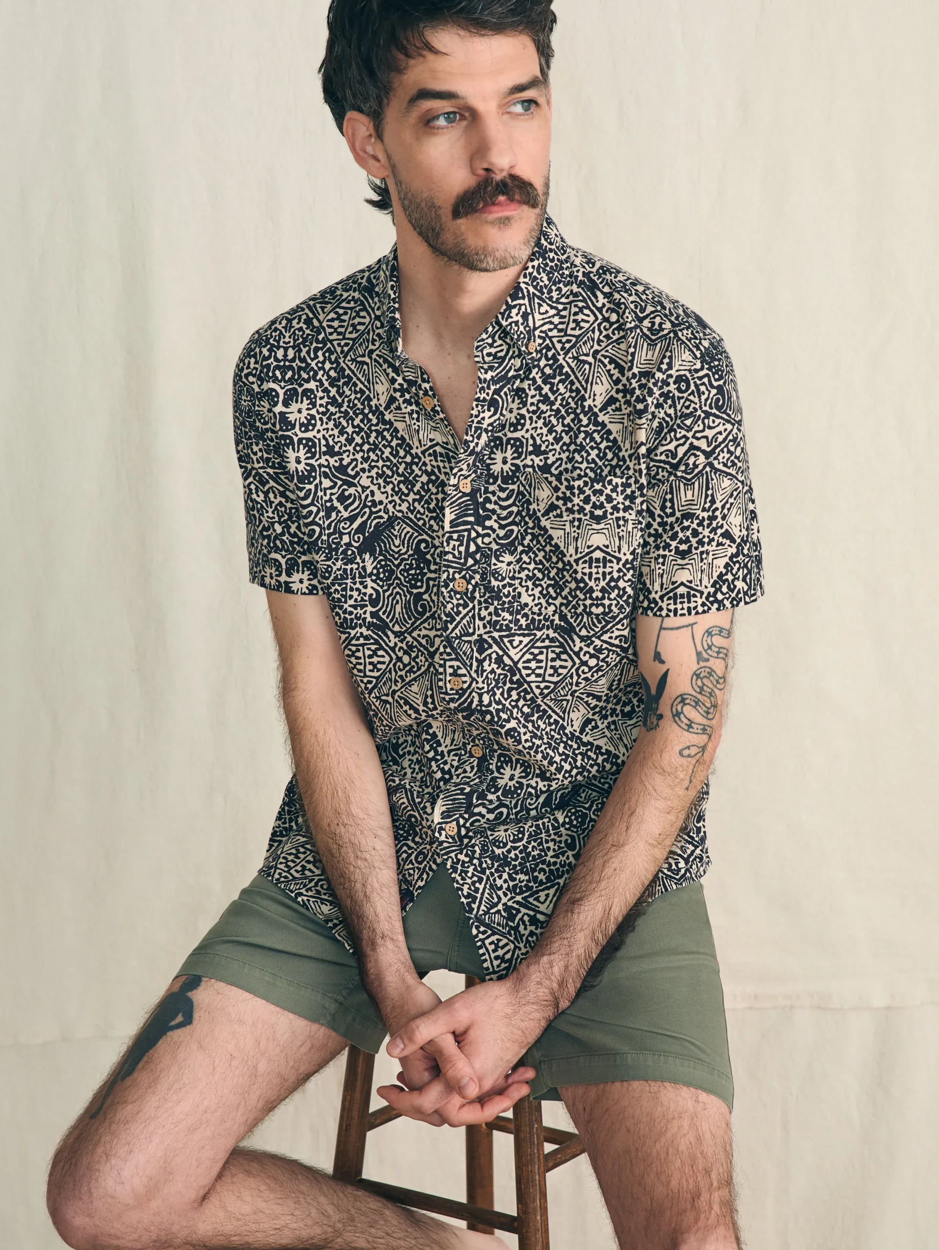 Faherty Brand Short-Sleeve Breeze Shirt -