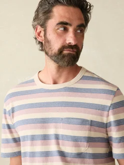 Faherty Brand Short-Sleeve Hemp Blend Tee -
