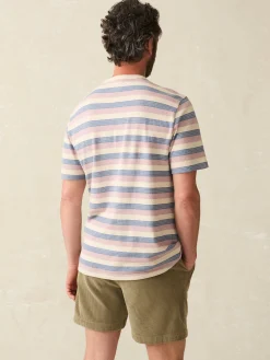 Faherty Brand Short-Sleeve Hemp Blend Tee -