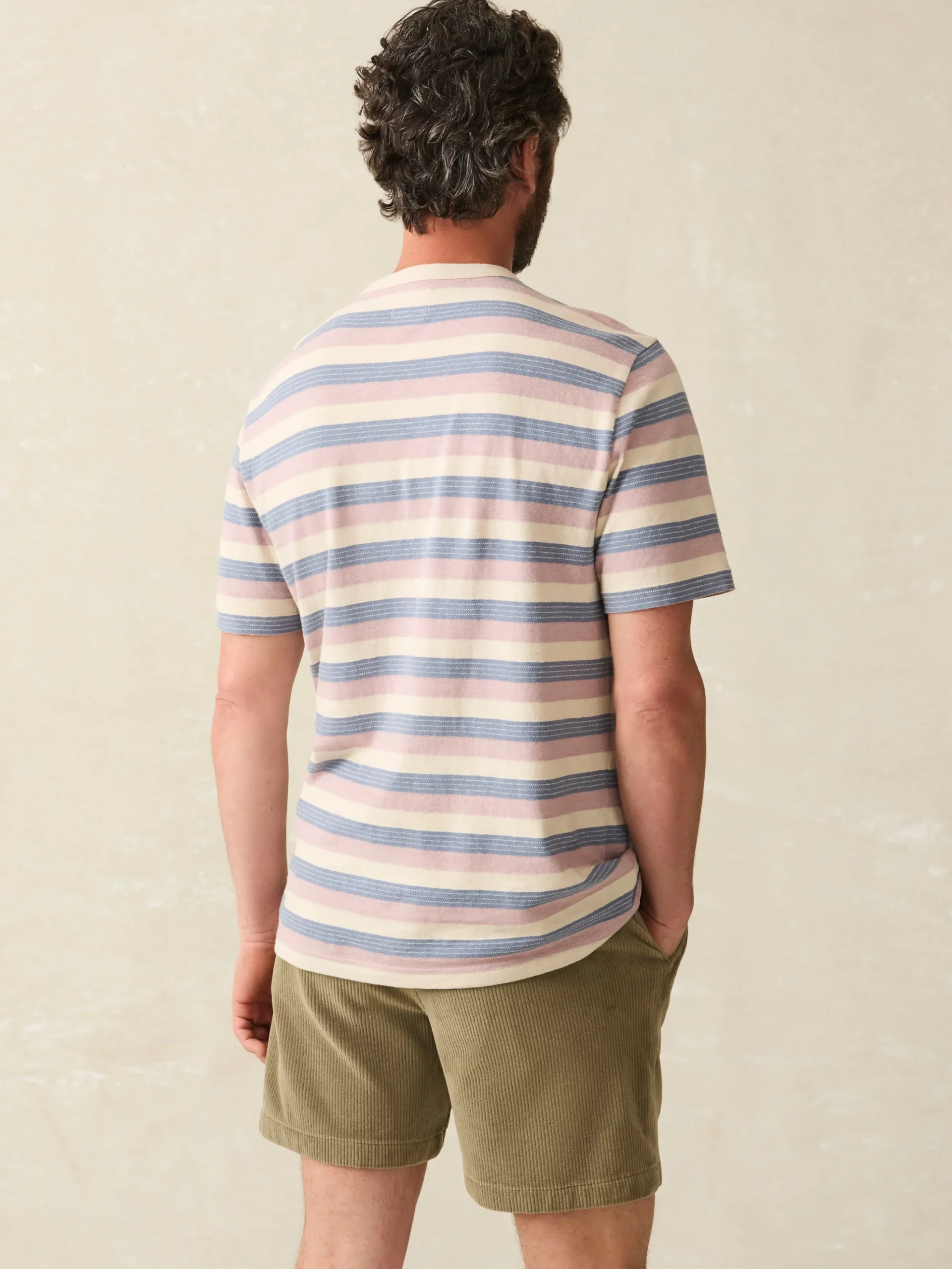 Faherty Brand Short-Sleeve Hemp Blend Tee -