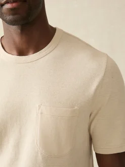 Faherty Brand Short-Sleeve Hemp Blend Tee -