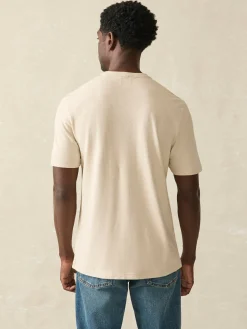 Faherty Brand Short-Sleeve Hemp Blend Tee -