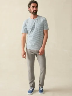 Faherty Brand Short-Sleeve Indigo Pocket Tee -