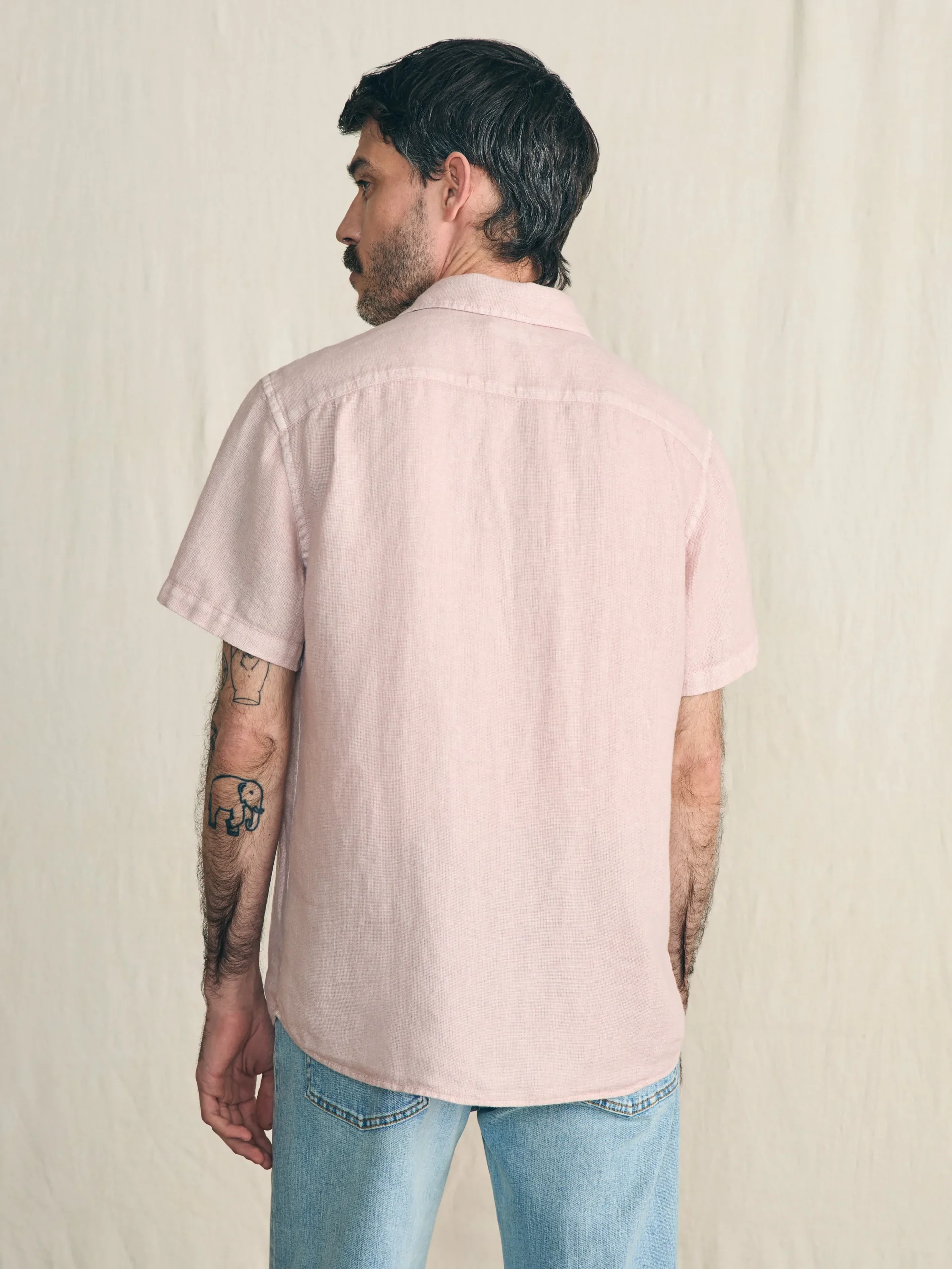 Faherty Brand Short-Sleeve Palma Linen Shirt -