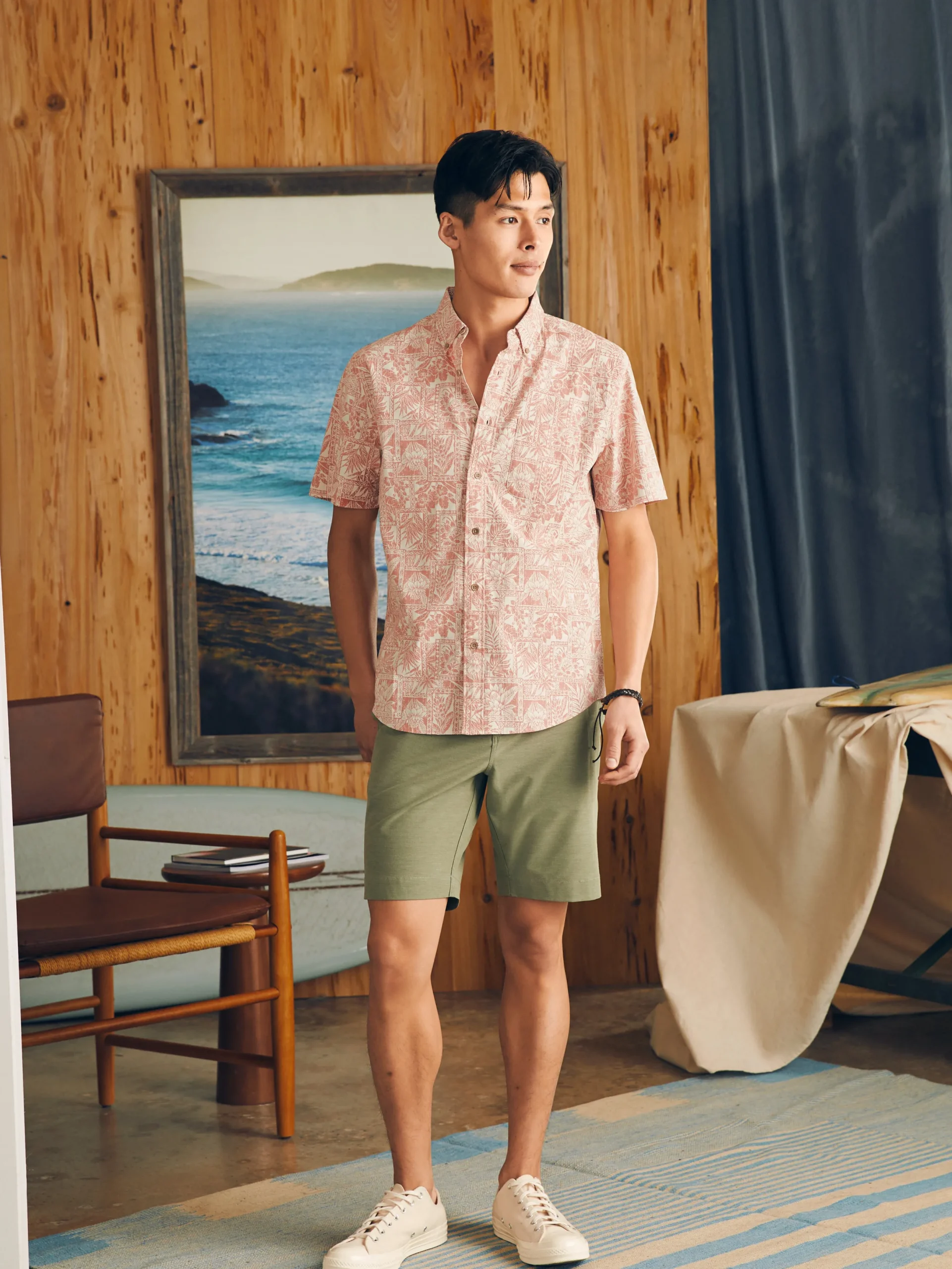 Faherty Brand Short-Sleeve Stretch Playa Shirt -