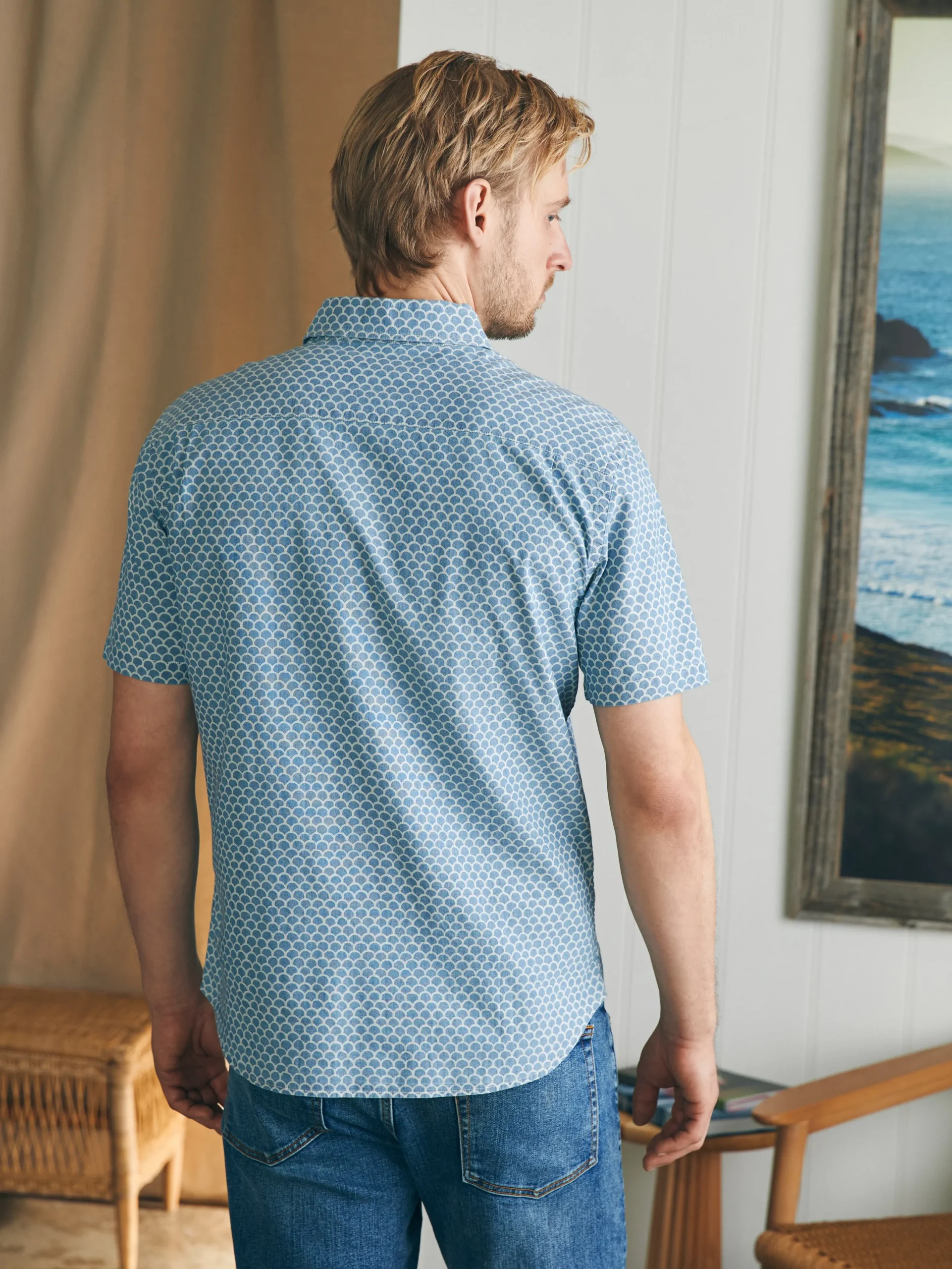 Faherty Brand Short-Sleeve Stretch Playa Shirt -