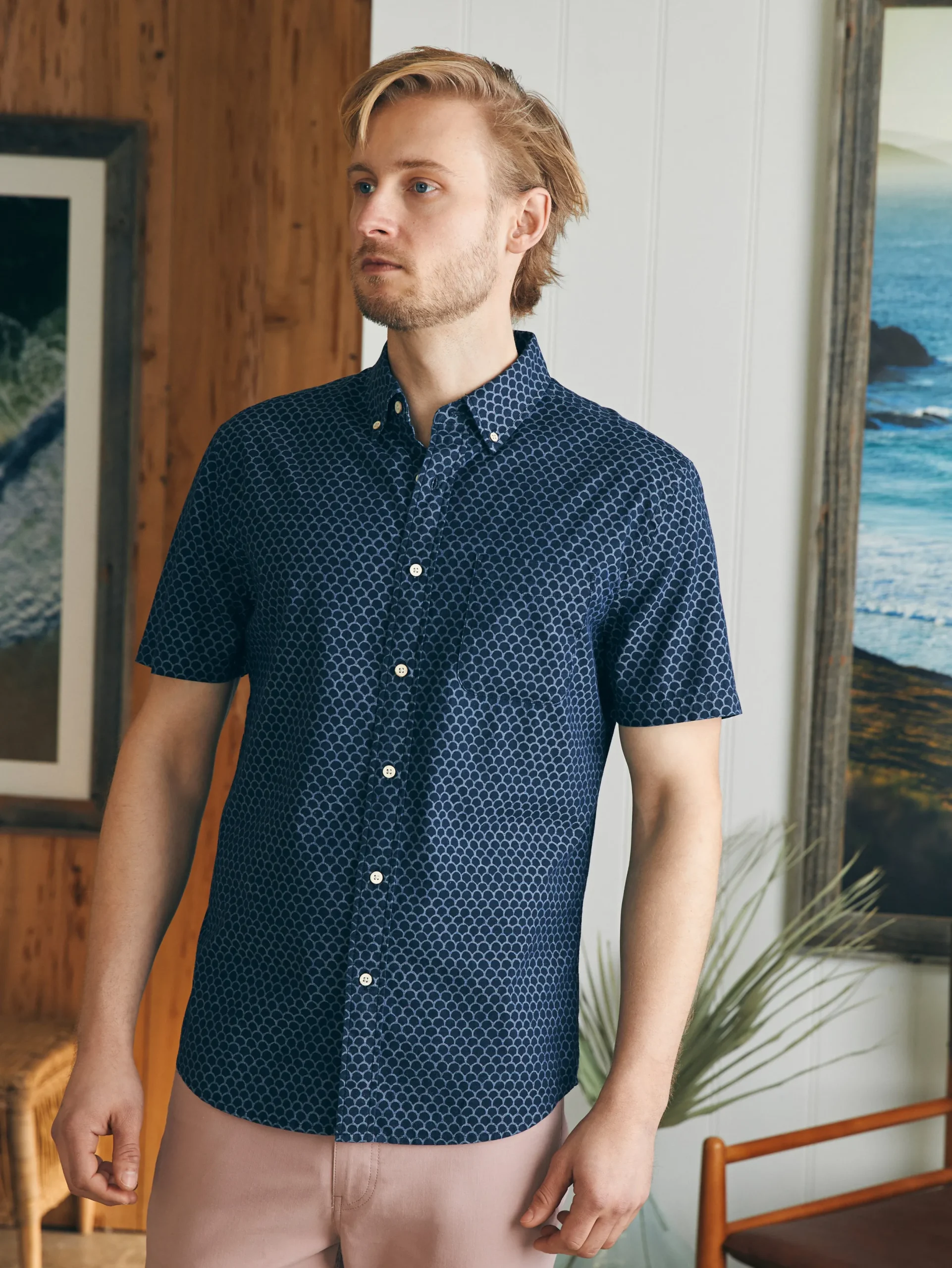 Faherty Brand Short-Sleeve Stretch Playa Shirt -