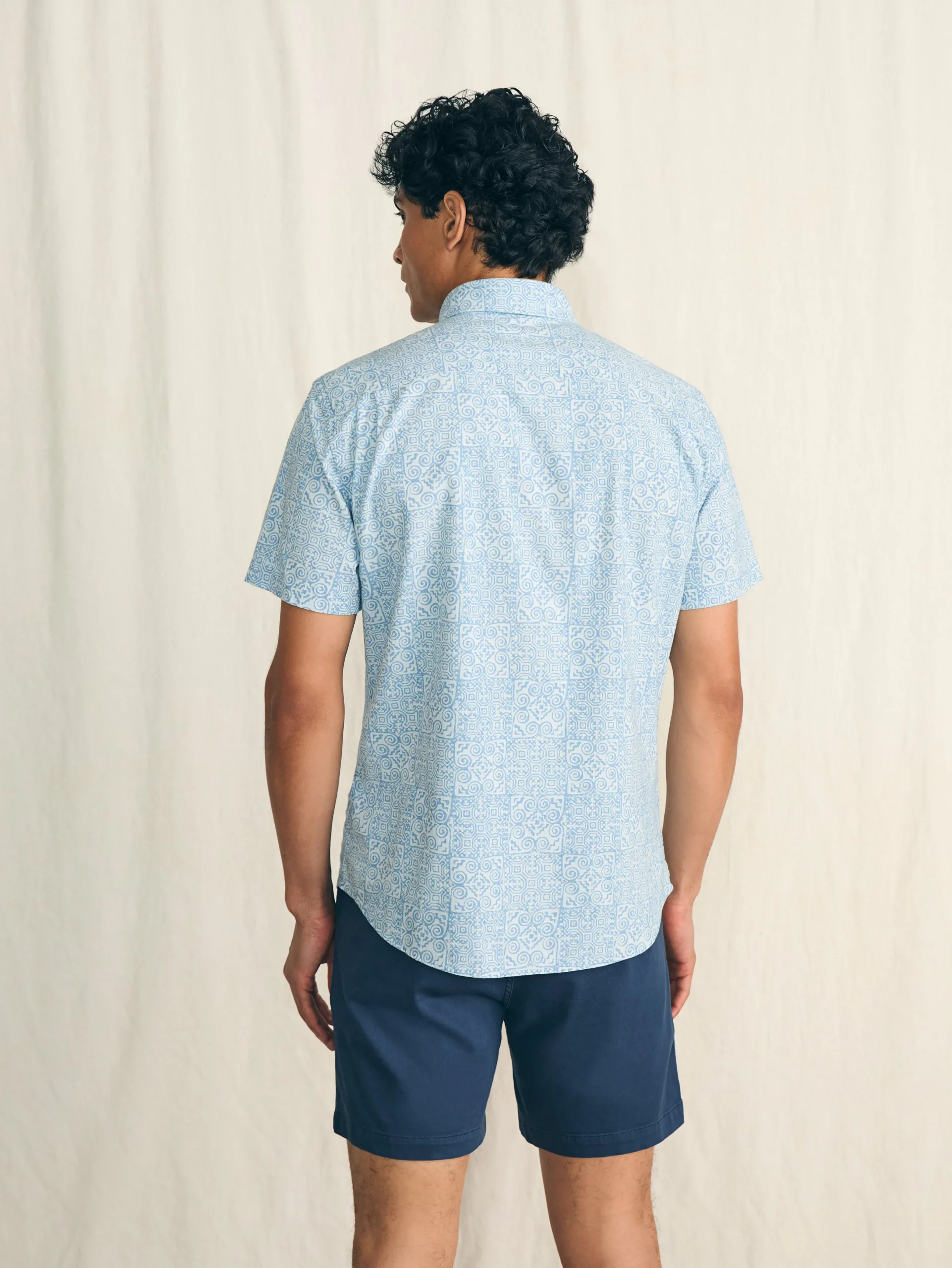 Faherty Brand Short-Sleeve Stretch Playa Shirt (Tall) -