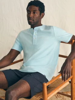 Faherty Brand Short-Sleeve Sunwashed Henley -