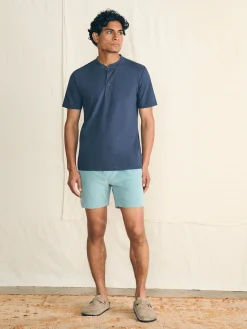 Faherty Brand Short-Sleeve Sunwashed Henley -