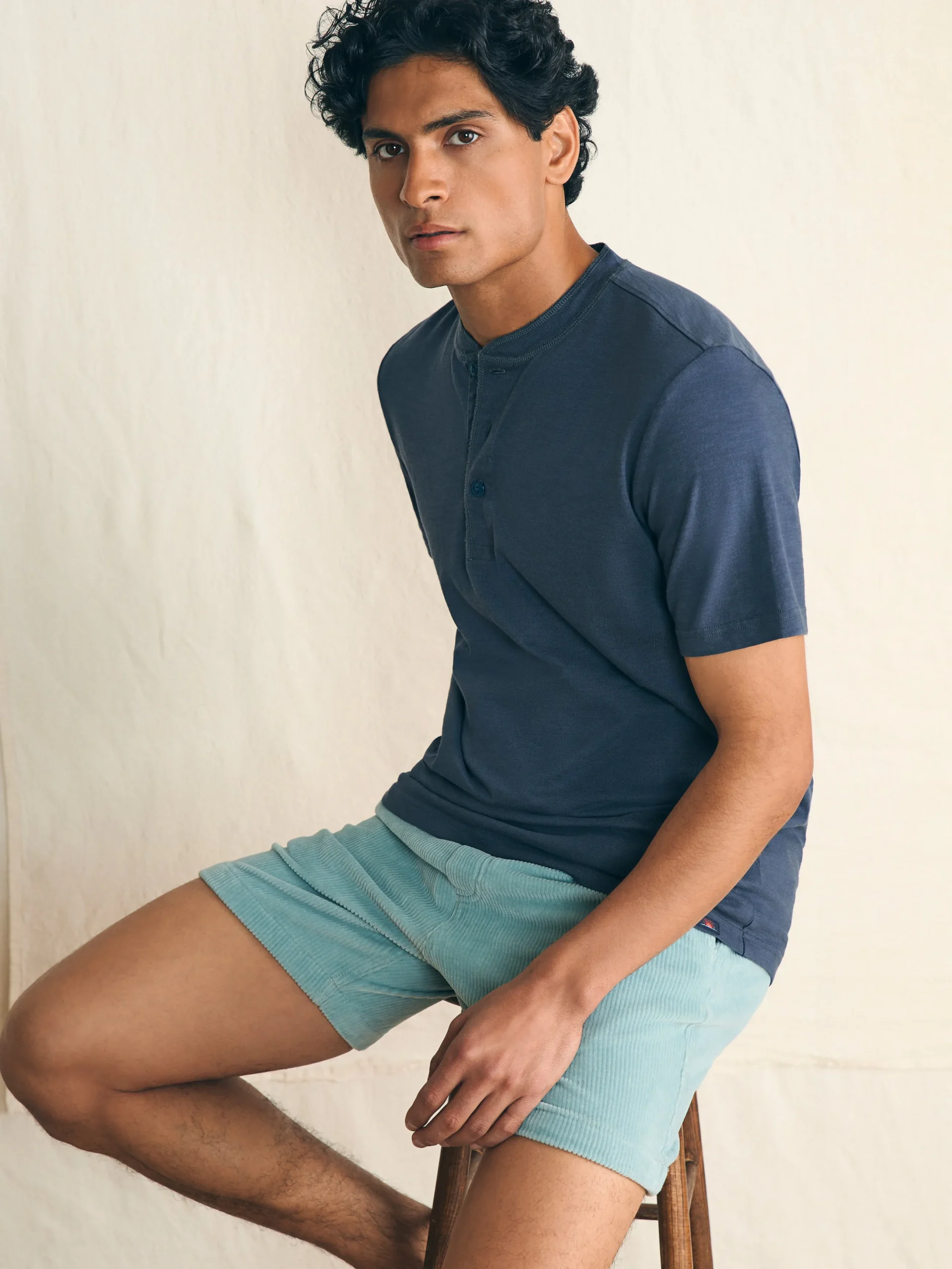 Faherty Brand Short-Sleeve Sunwashed Henley -