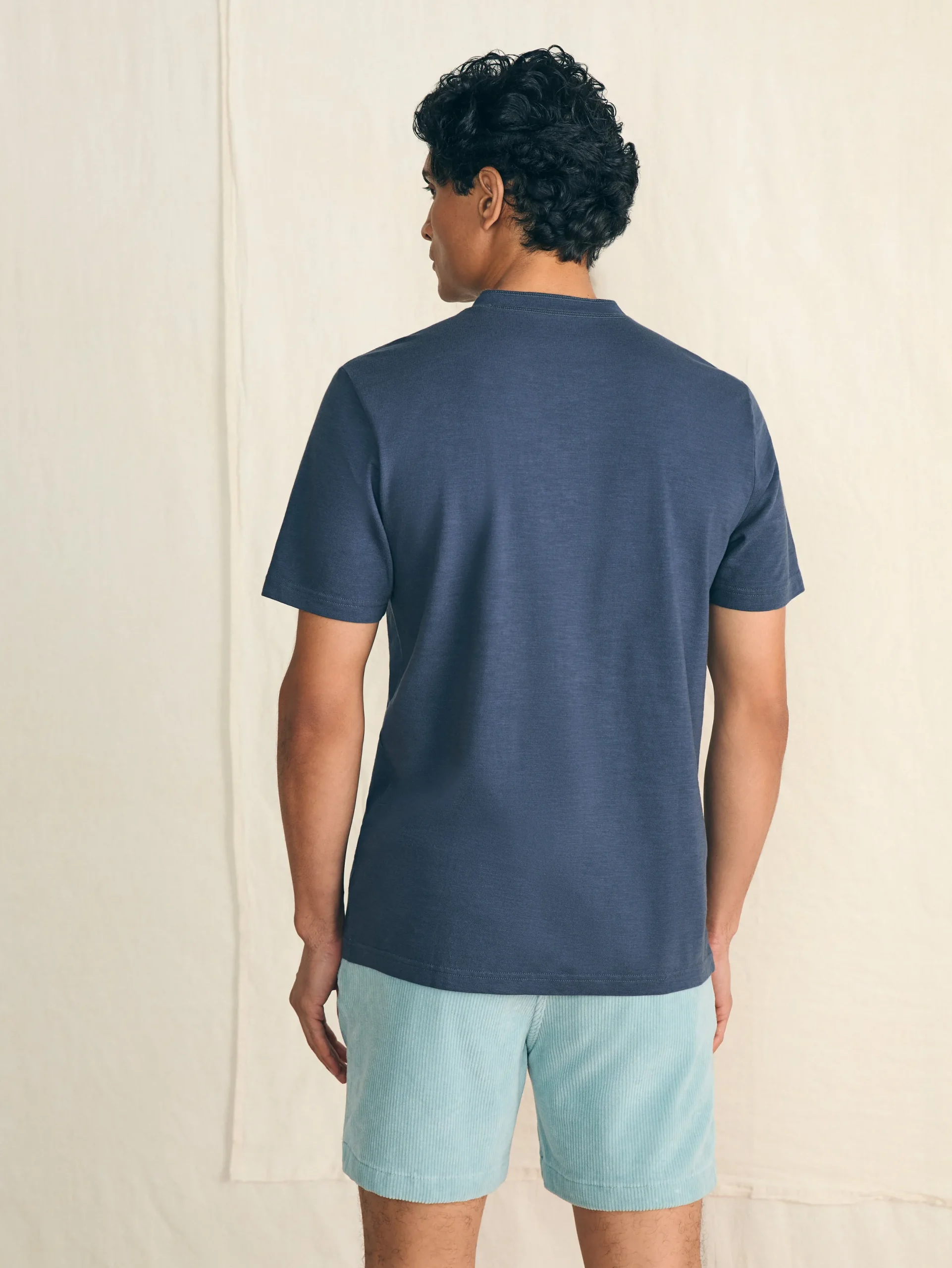 Faherty Brand Short-Sleeve Sunwashed Henley -