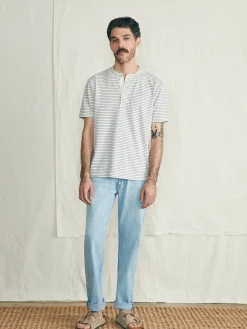 Faherty Brand Short-Sleeve Sunwashed Henley -