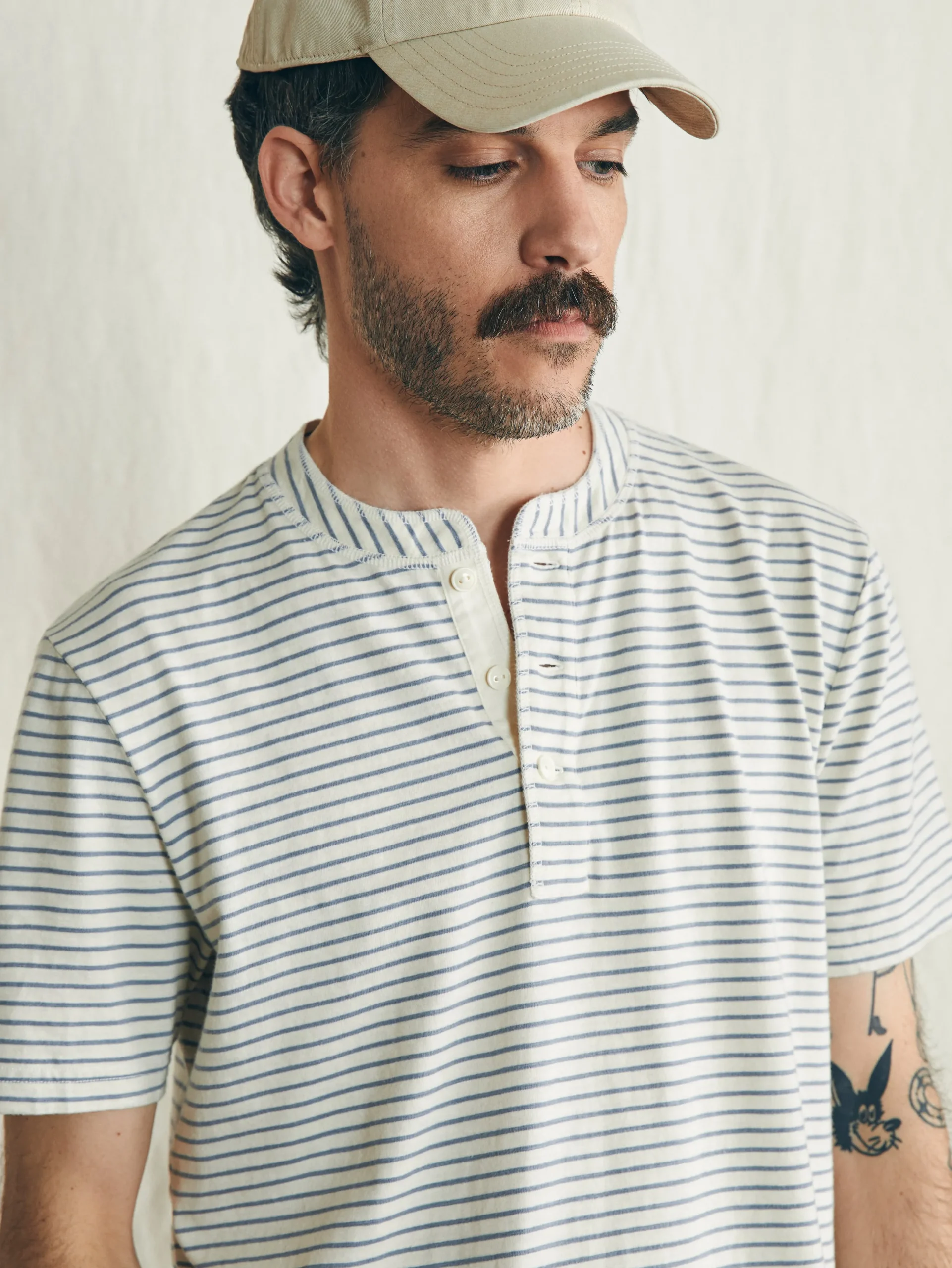 Faherty Brand Short-Sleeve Sunwashed Henley -