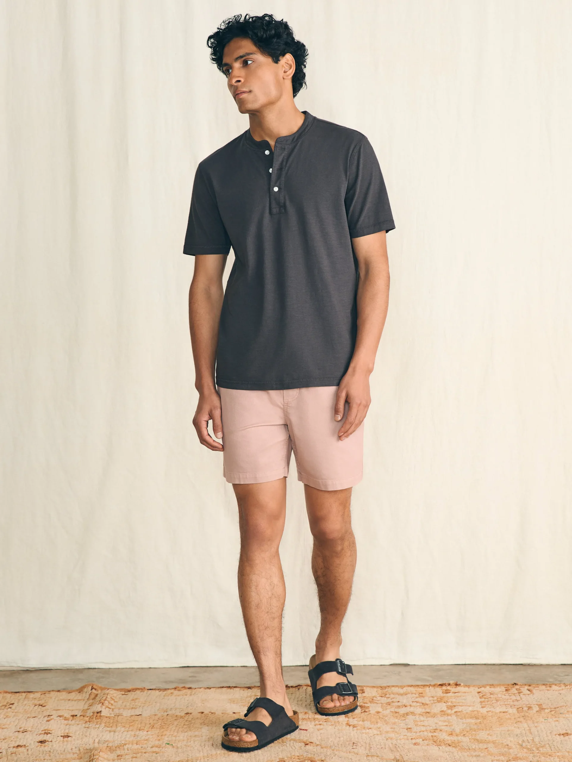 Faherty Brand Short-Sleeve Sunwashed Henley -