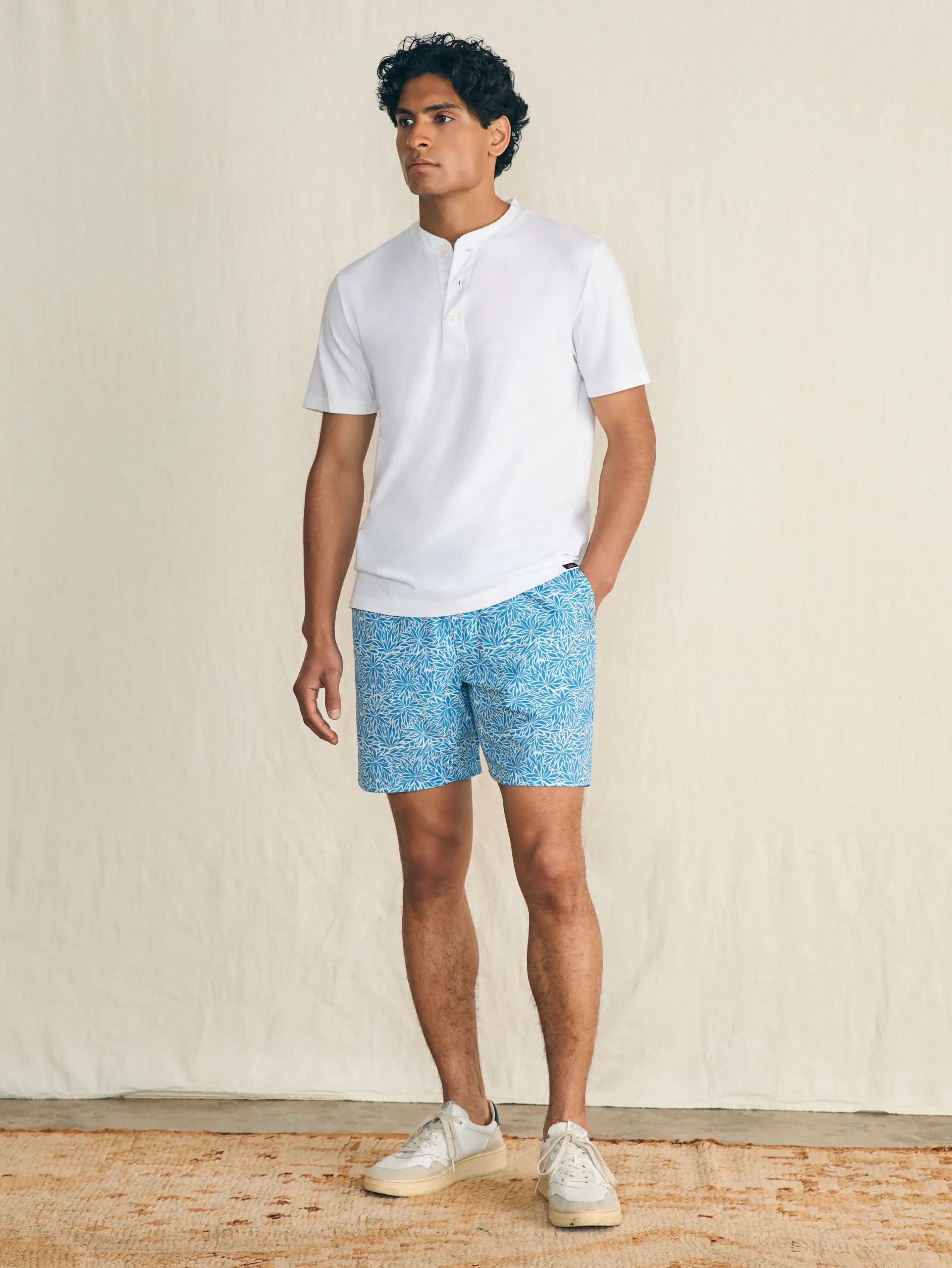 Faherty Brand Short-Sleeve Sunwashed Henley -