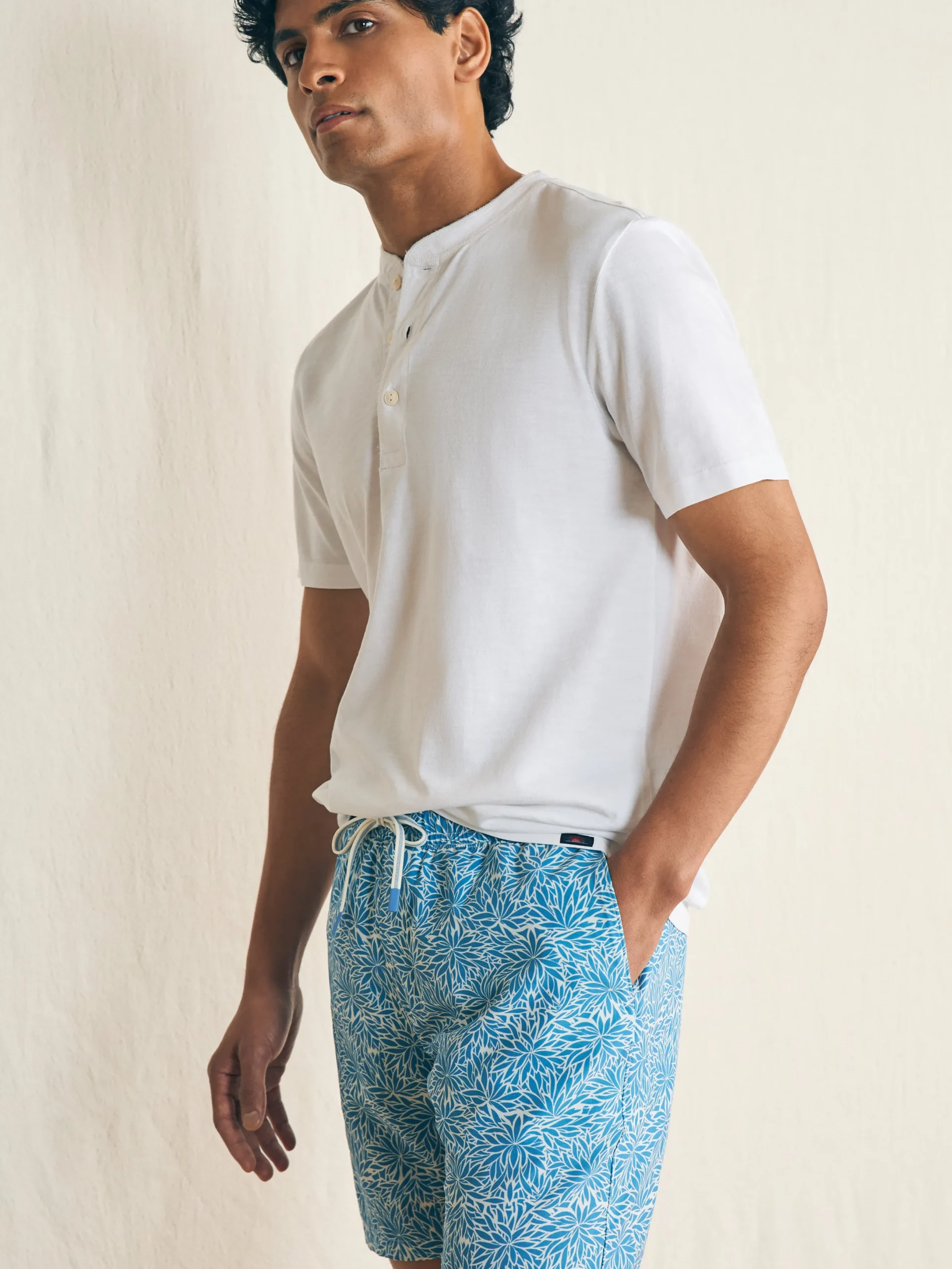 Faherty Brand Short-Sleeve Sunwashed Henley -