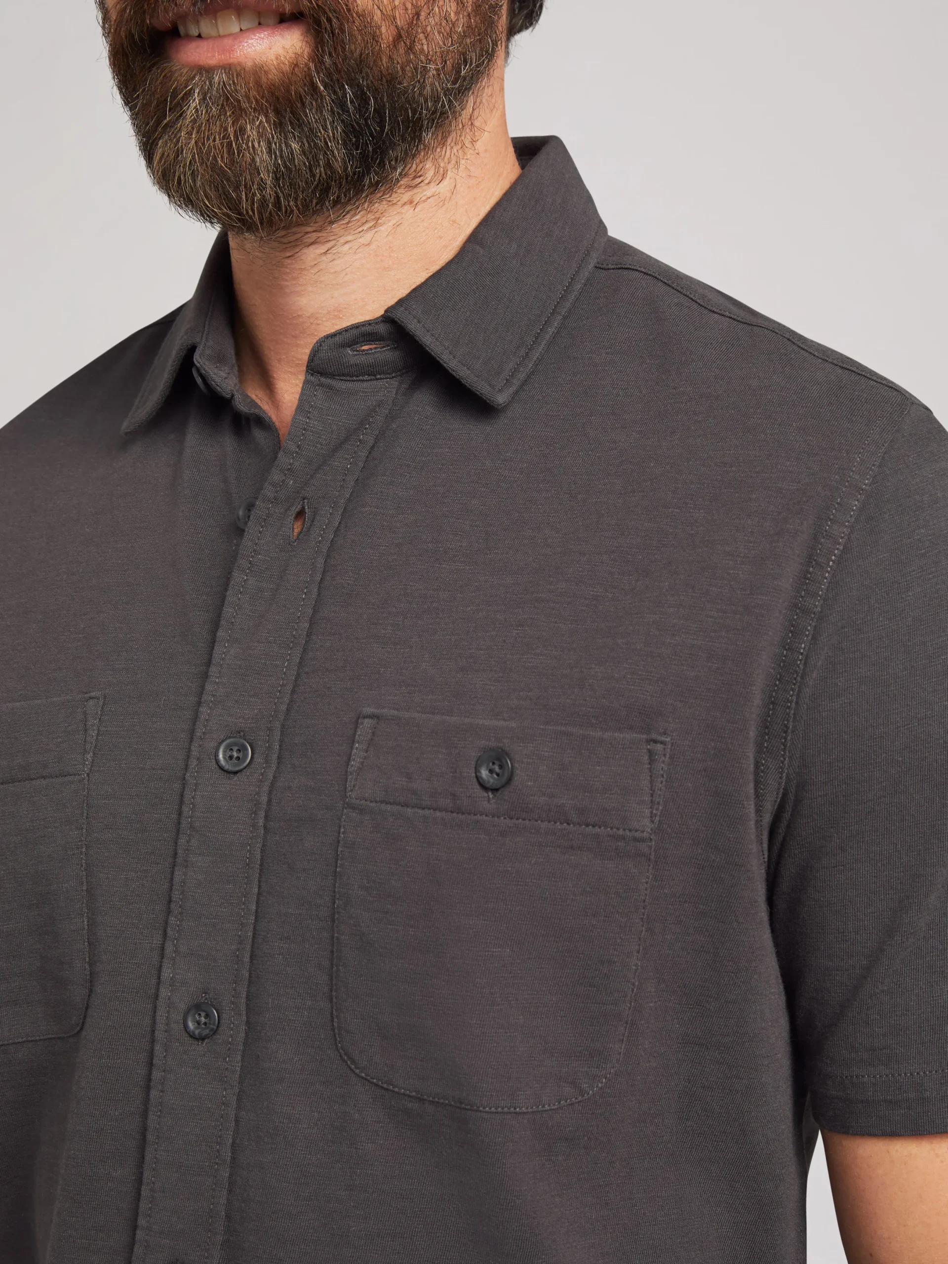Faherty Brand Short-Sleeve Sunwashed Knit Shirt -