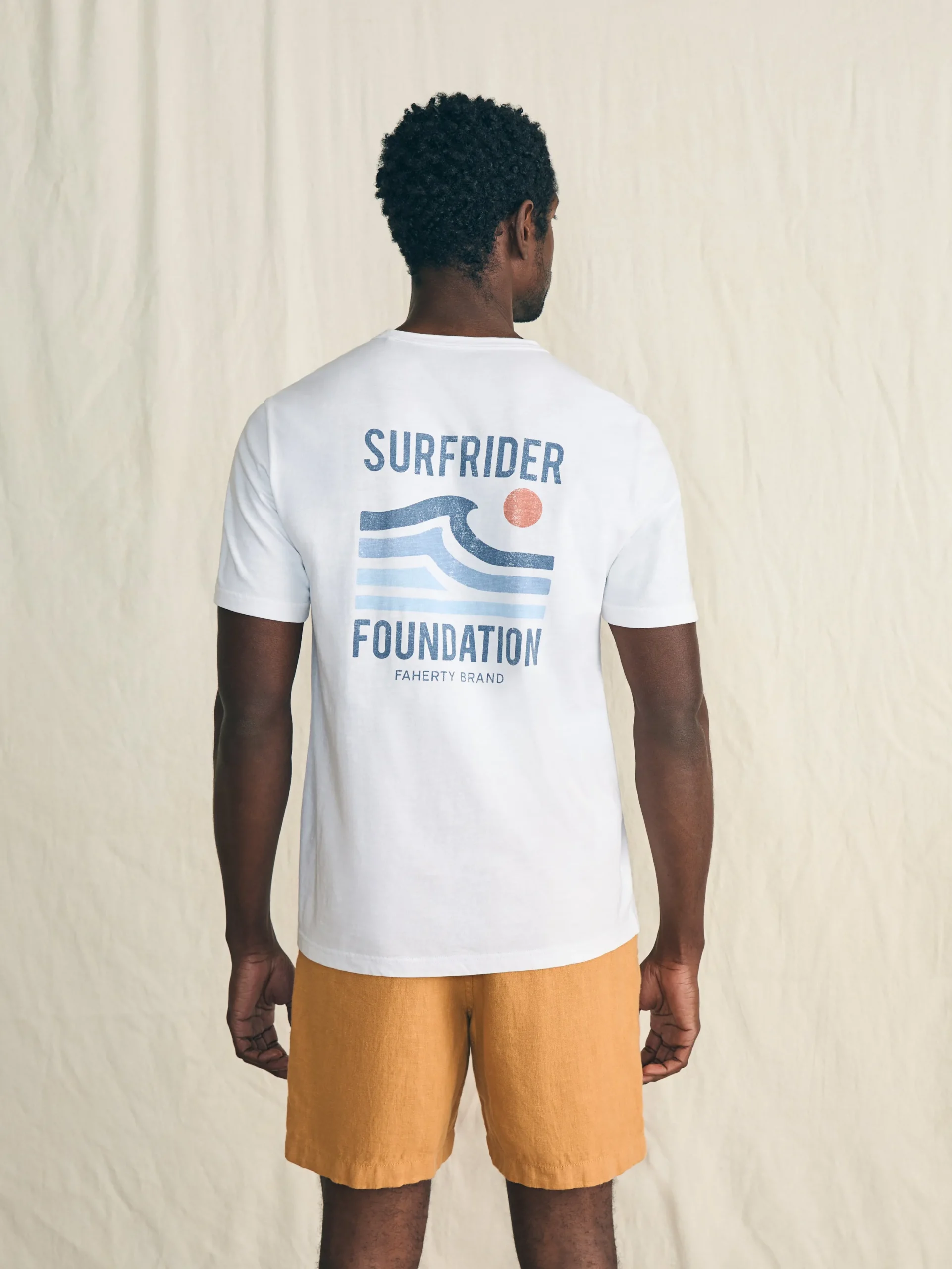 Faherty Brand Short-Sleeve Surfrider Sunwashed Pocket Tee -