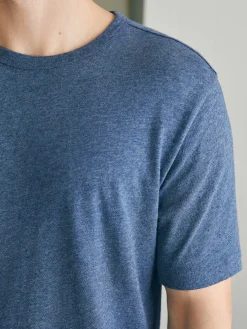 Faherty Brand Short-Sleeve Vintage Chambray Tee -