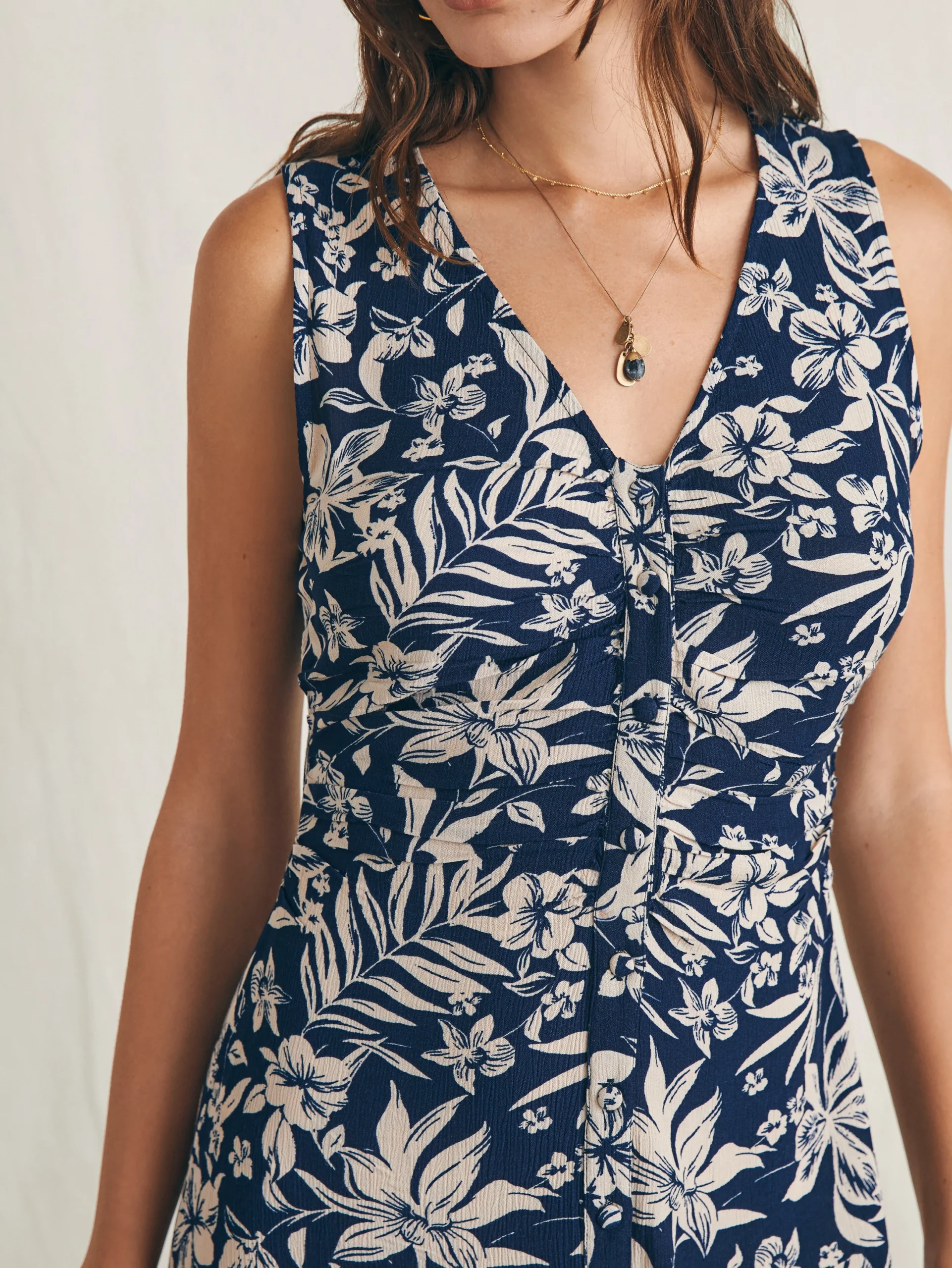 Women Faherty Brand Siena Midi Dress -