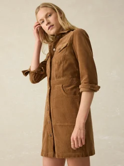 Women Faherty Brand Softstretch Cord Michelle Dress -