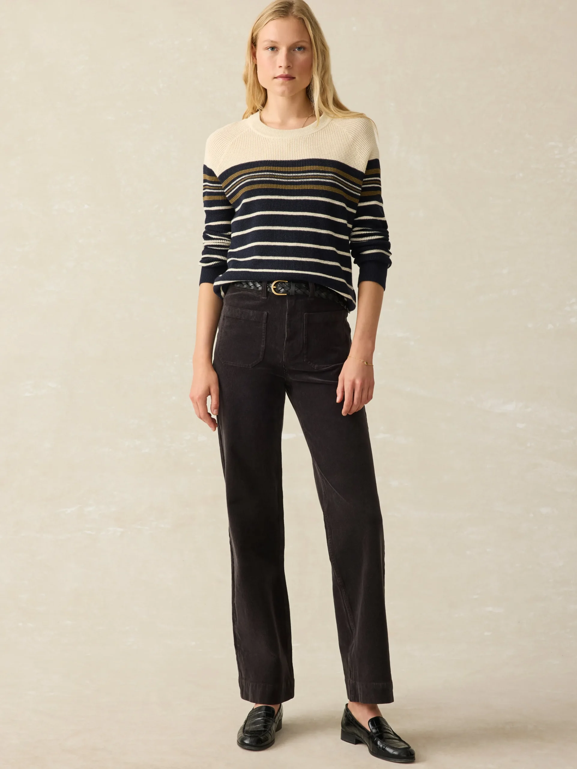 Women Faherty Brand Softstretch Cord Patch Pocket Pant -