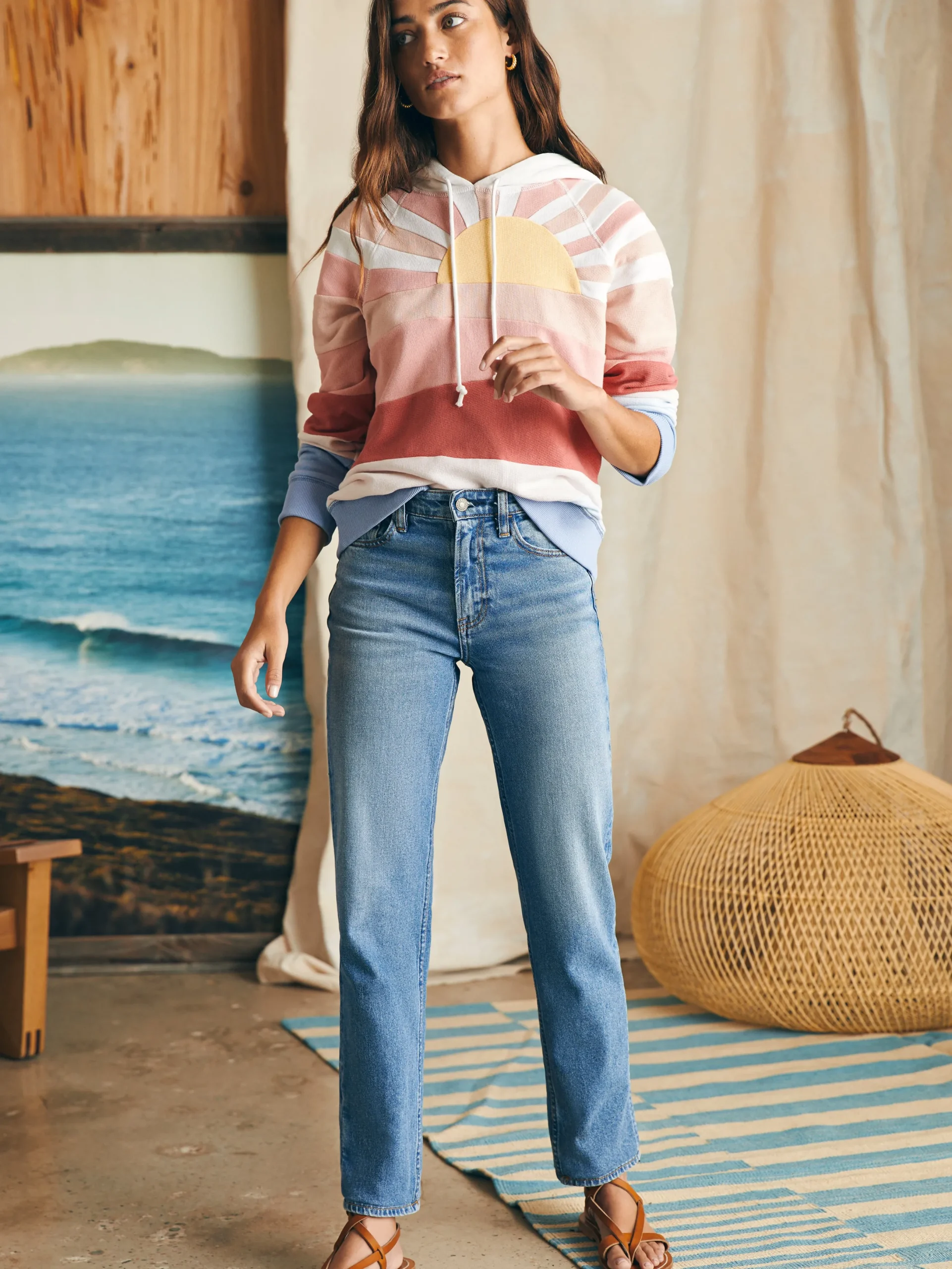 Women Faherty Brand Soleil Hoodie -