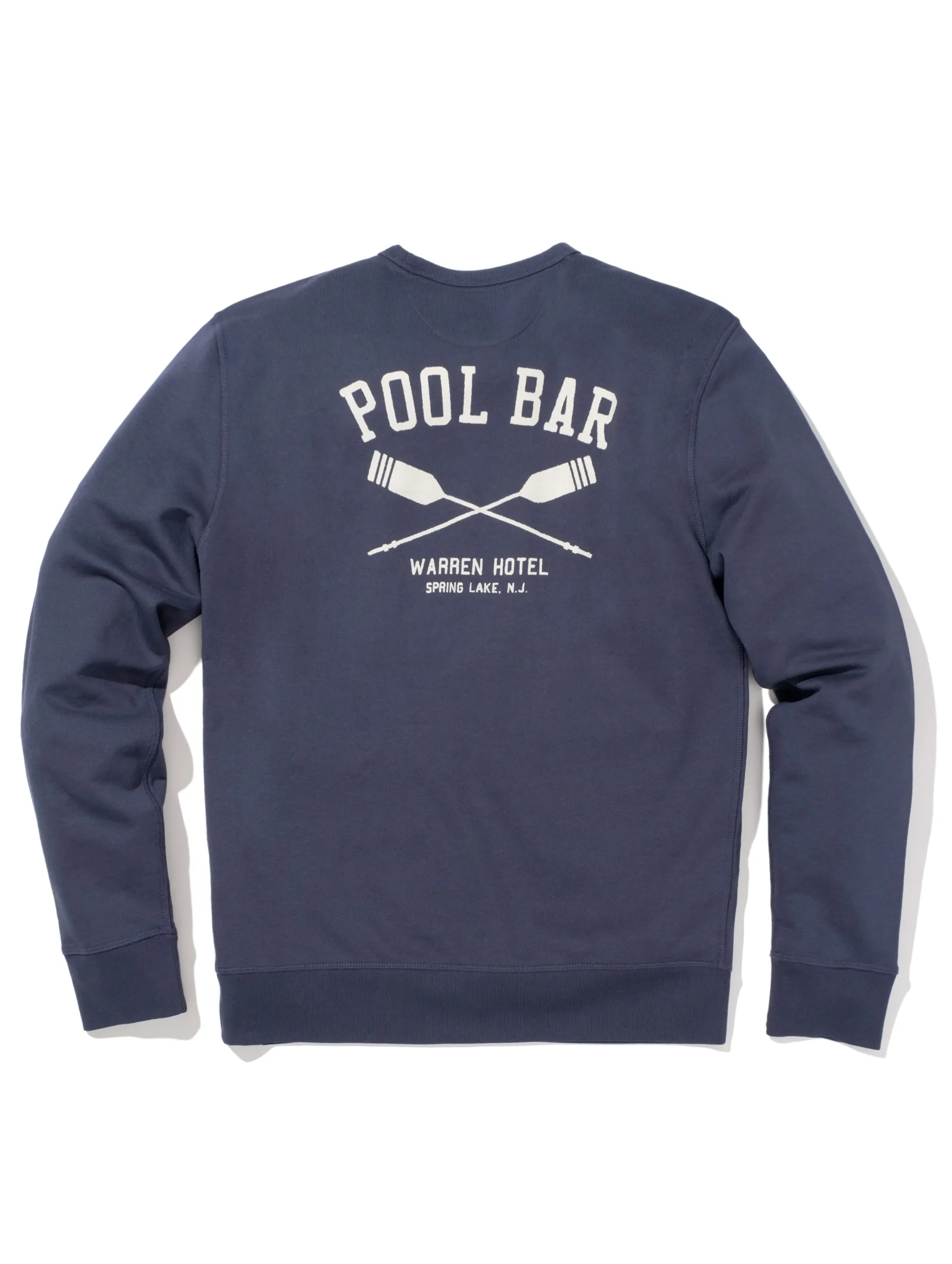 Faherty Brand Spring Lake Long-Sleeve Terry Pool Bar Crewneck -