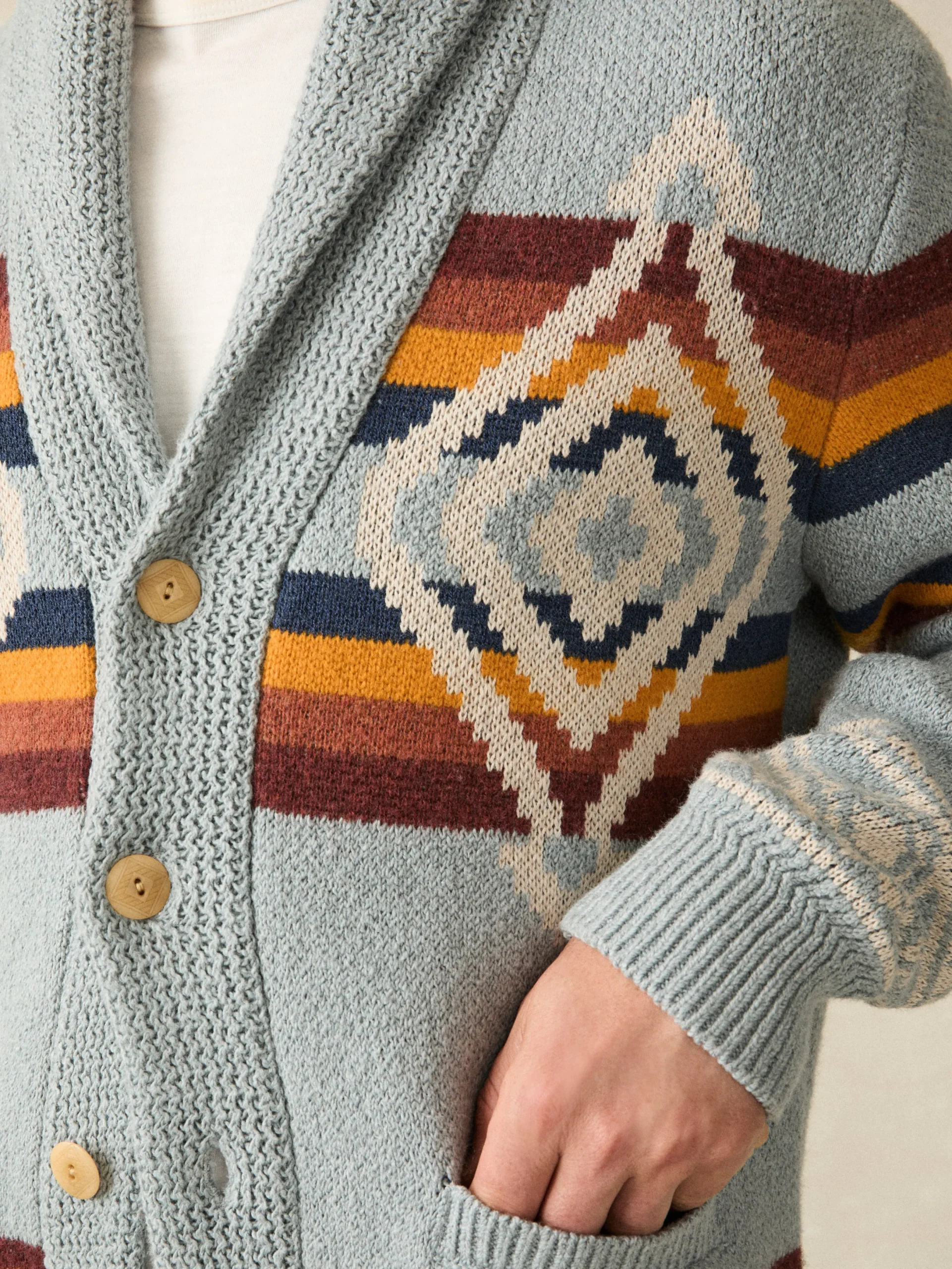 Faherty Brand Steven Paul Judd Cardigan Sweater -