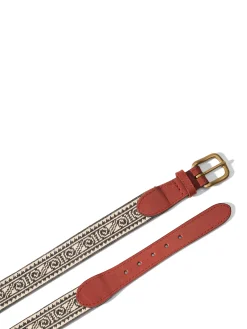 Women Faherty Brand Steven Paul Judd Chahtah Embroidered Belt -