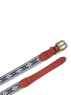 Women Faherty Brand Steven Paul Judd Chahtah Embroidered Belt -