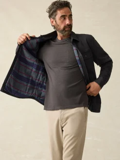 Faherty Brand Stretch Blanket Lined CPO (Tall) -
