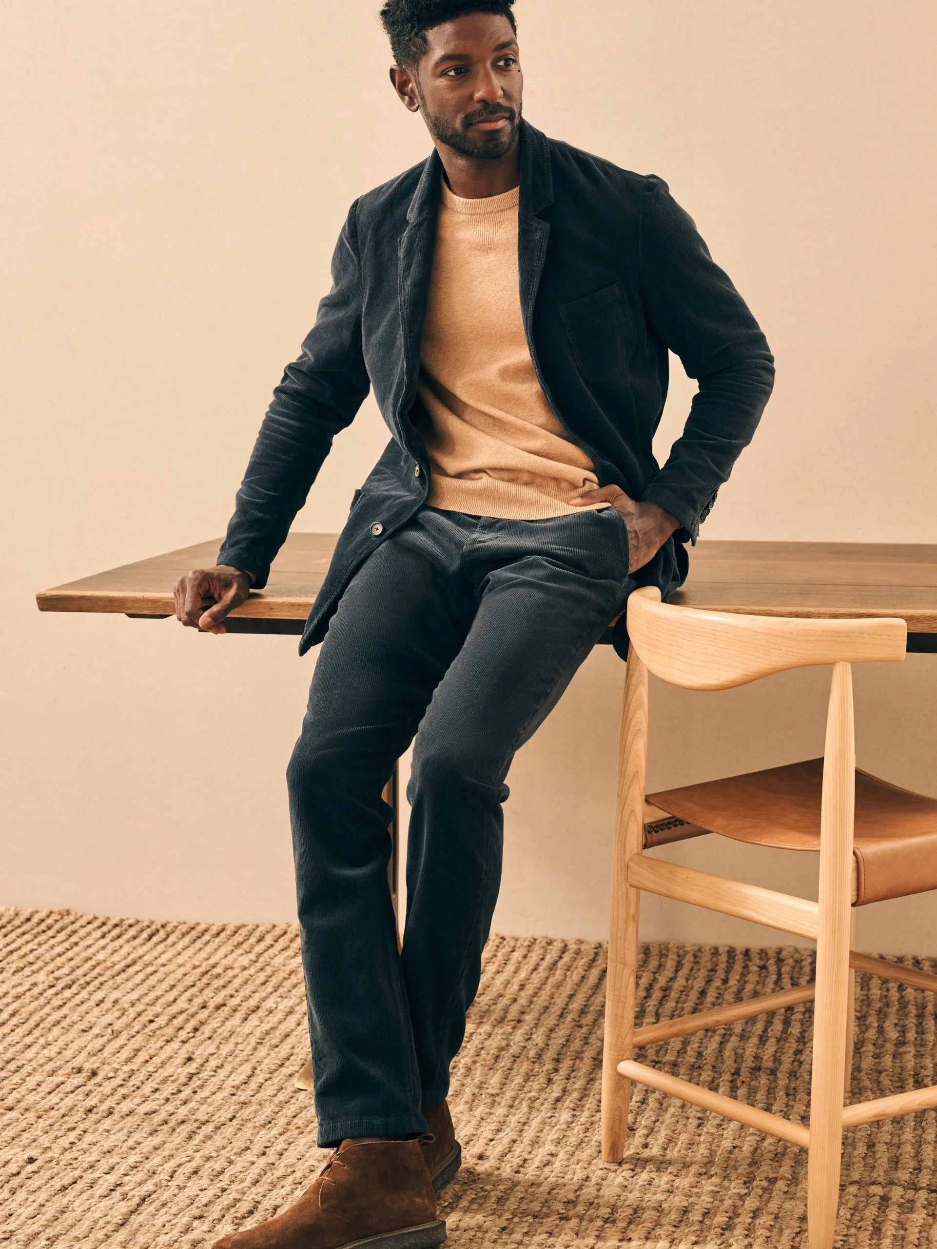 Faherty Brand Stretch Corduroy Blazer -