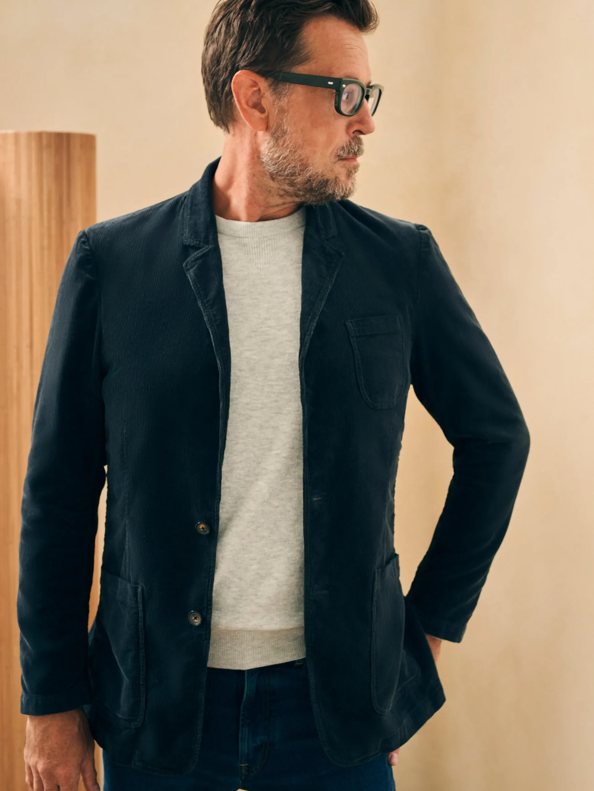 Faherty Brand Stretch Corduroy Blazer -