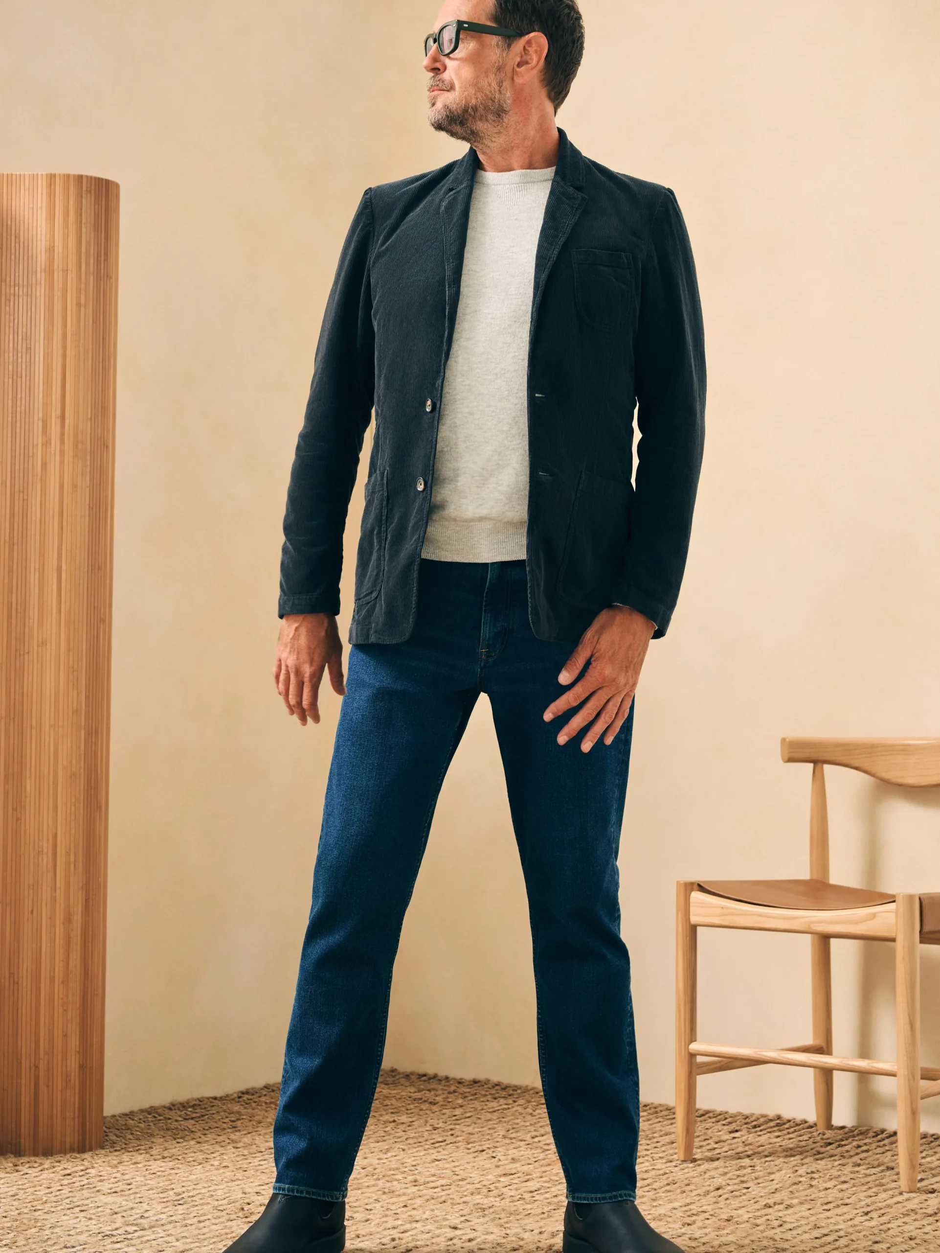 Faherty Brand Stretch Corduroy Blazer -