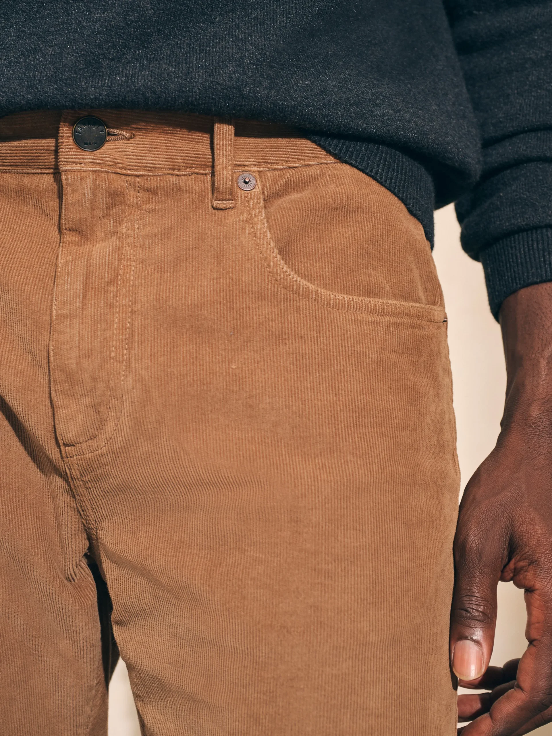 Faherty Brand Stretch Corduroy 5-Pocket Pant (32" Inseam) -