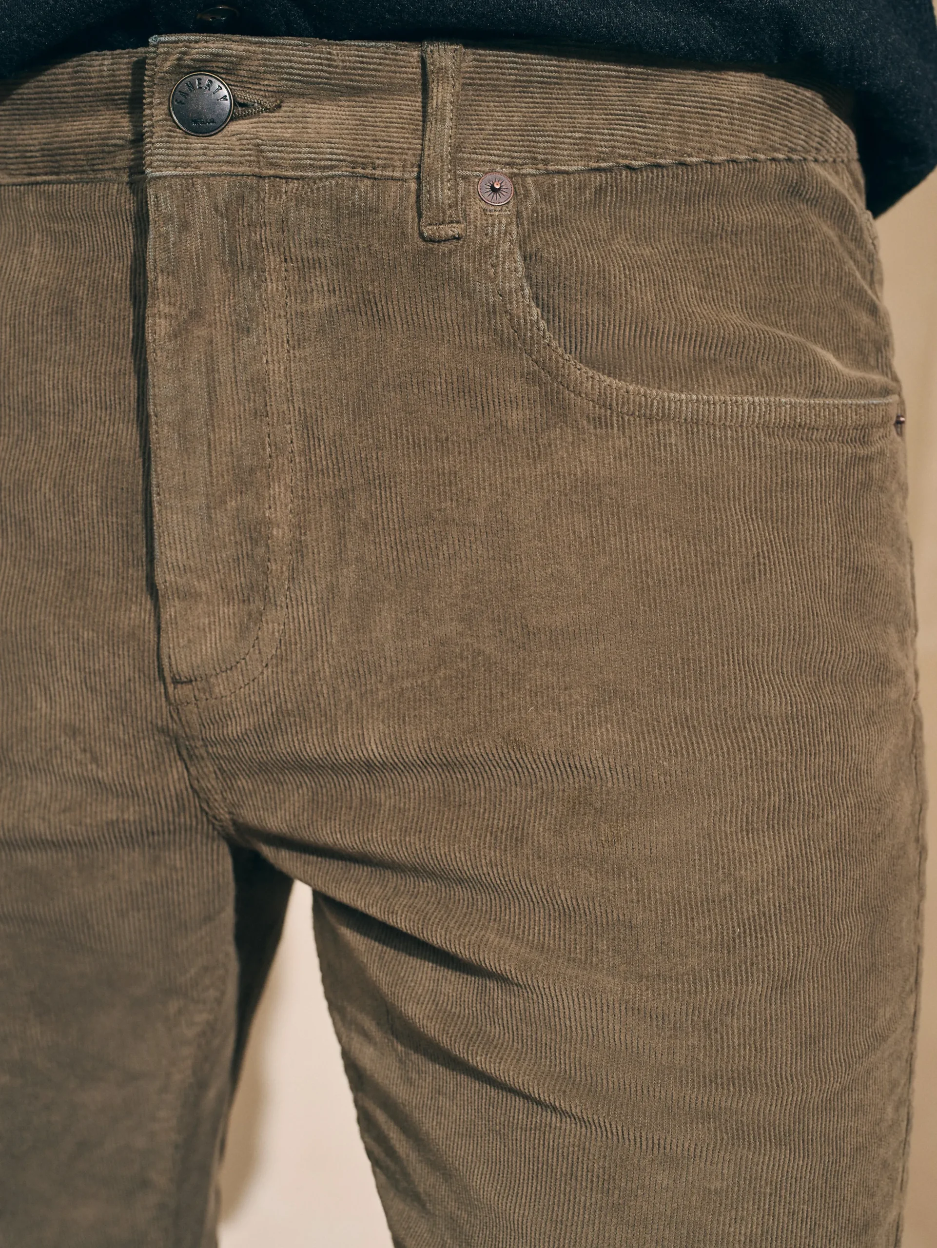 Faherty Brand Stretch Corduroy 5-Pocket Pant (32" Inseam) -